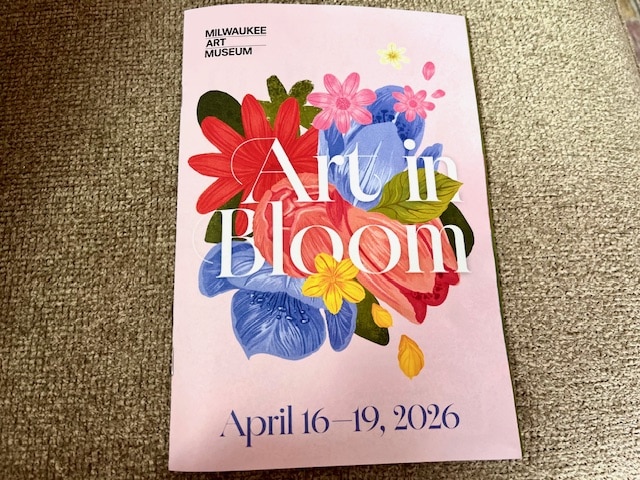 Art in Bloom program pamphlet