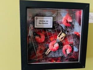 "Shrimp on the Barbie" artwork by Thom Ertl