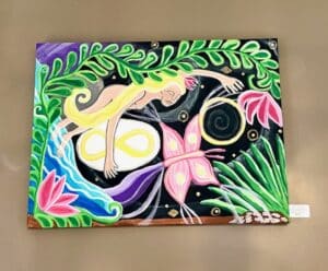 Painting by Jessica Laub entitled "Ostara New Moon"